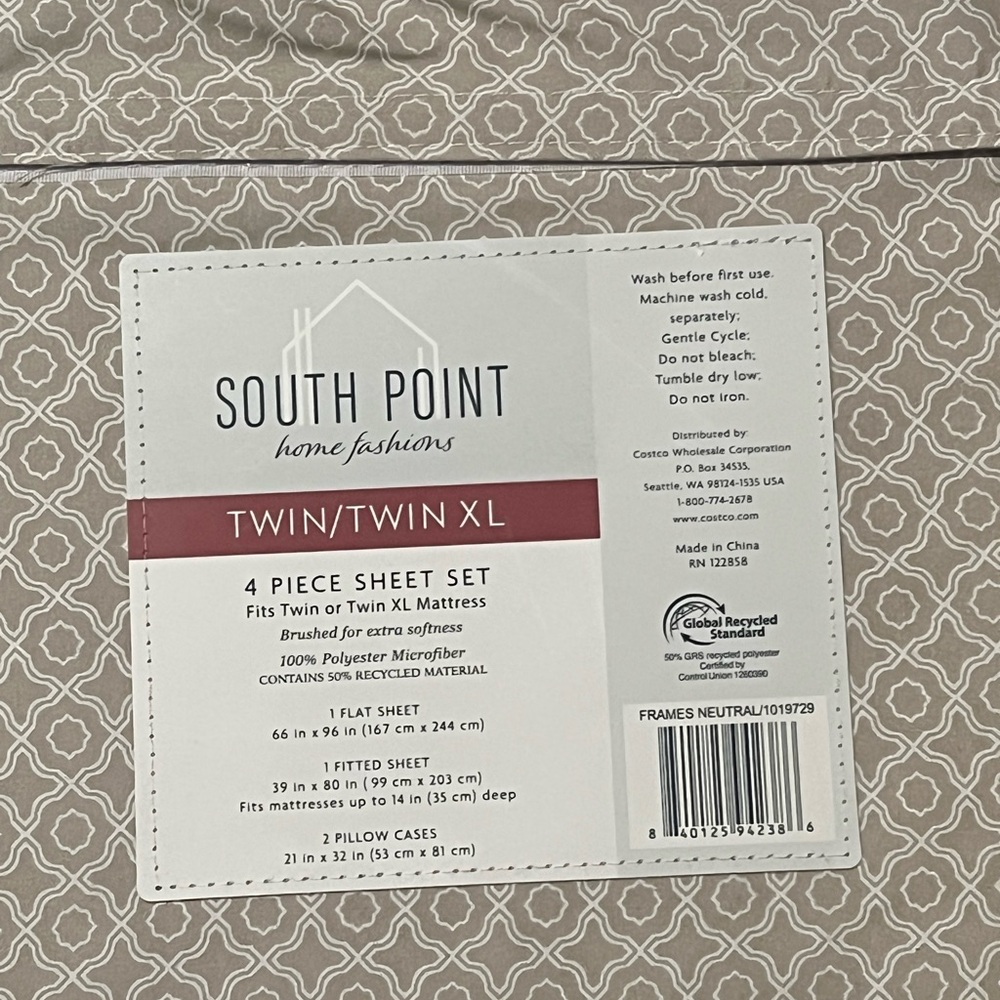 South Point Twin/Twin XL Sheet Set